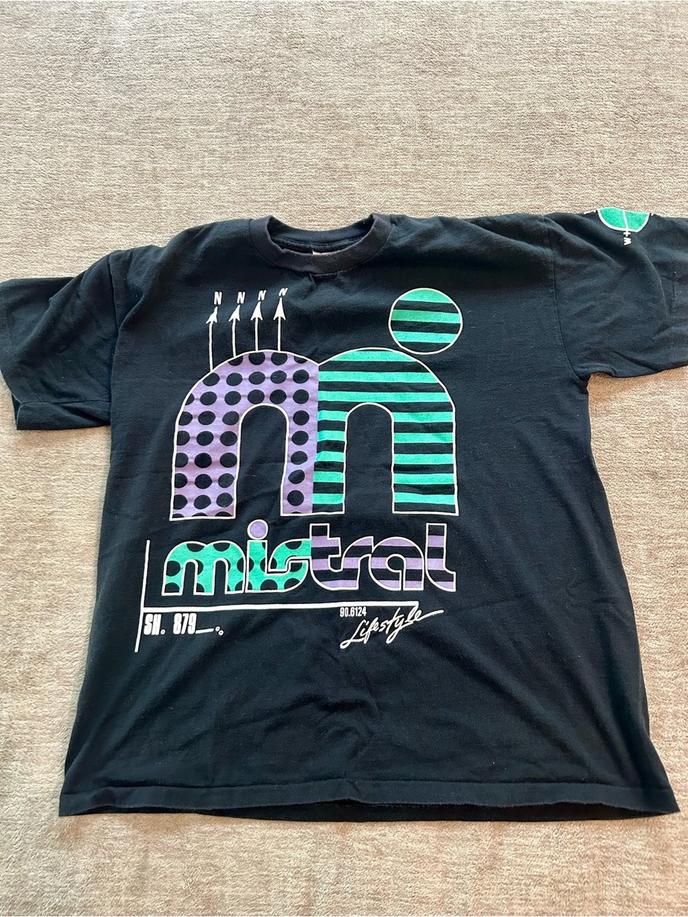 Vintage single stitch Mistral tee
